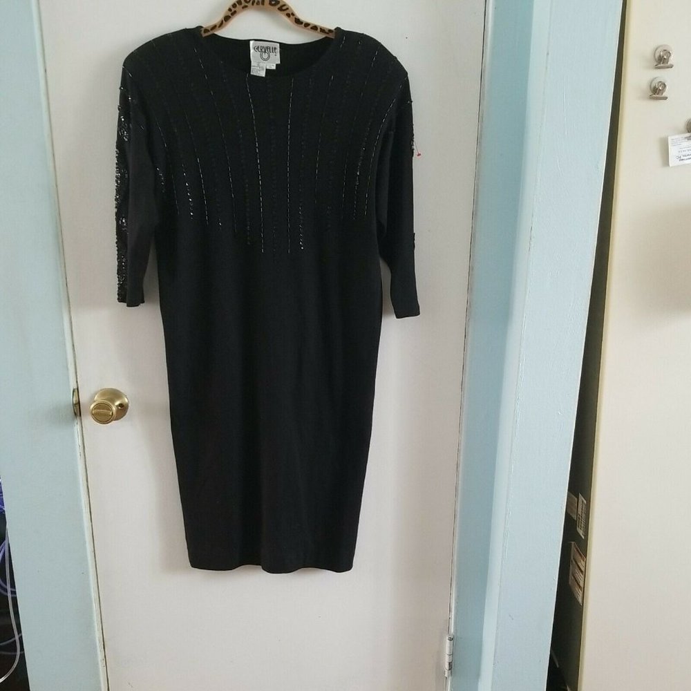 Cervelle Vintage Dress, black, women's, size small.